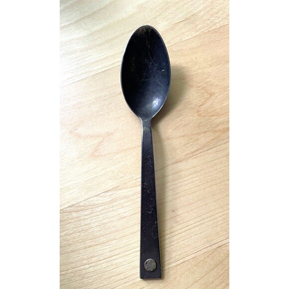 Restoration Hardware Hammered Steel Rivet SPOON, Jefferson Mack Rare - Picture 2 of 9